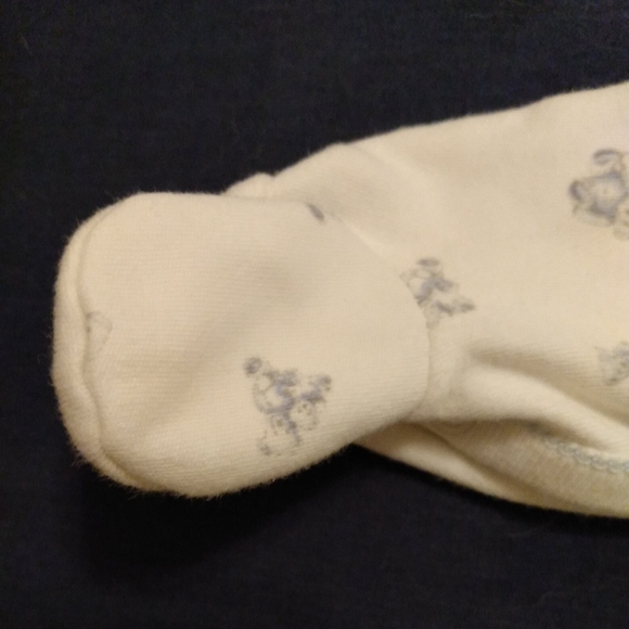 Polo Ralph Lauren Baby Boy Layette Collection Blue Footed Pajamas Coverall 3 Mos - Picture 5 of 10